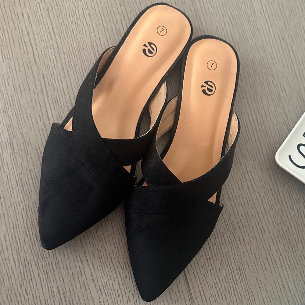Elegant Black Women's Mules